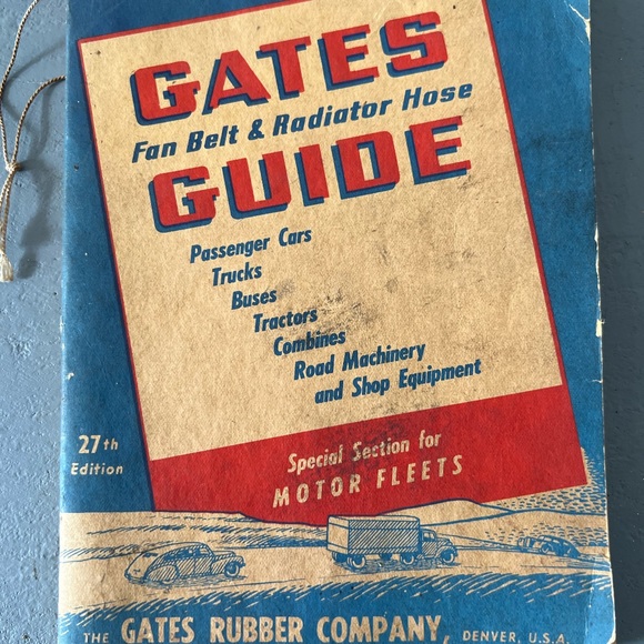 Gates Rubber Company Belt and Hose Guide 1944 - Picture 3 of 6